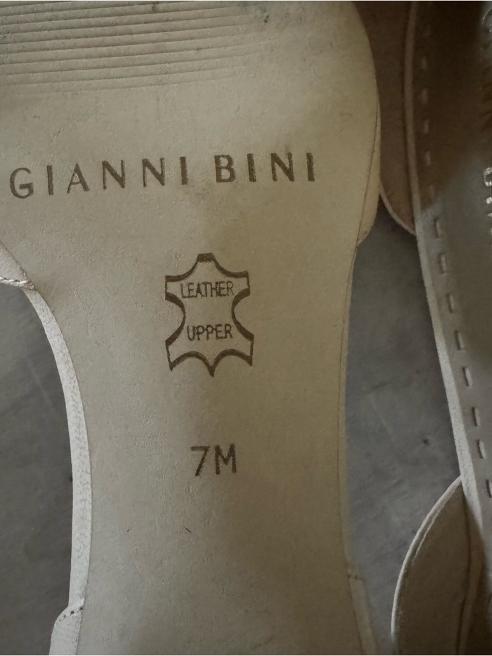 Gianni Bini Braided d’Orsay Peep Toe Nude Pump - Picture 10 of 10